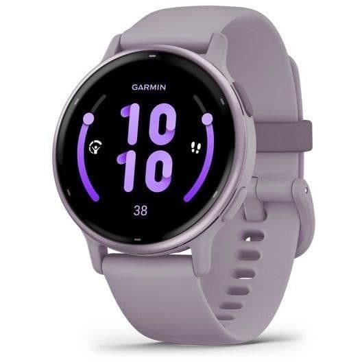 Garmin Vivoactive 5 Smartwatch, metallisk orkidé med lila rem