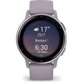Miniatyrbild 1 av 5: Garmin Vivoactive 5 Smartwatch, metallisk orkidé med lila rem