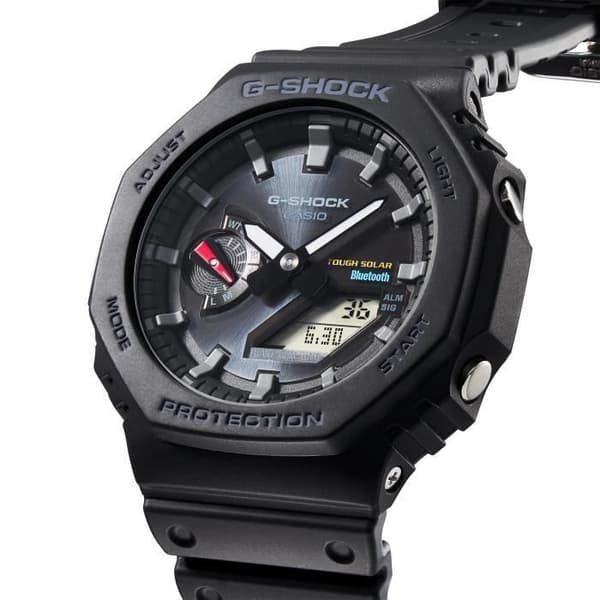 Klocka - Casio - GA-B2100-1AER - Analog/Digital - Svart plastrem - 20 bar