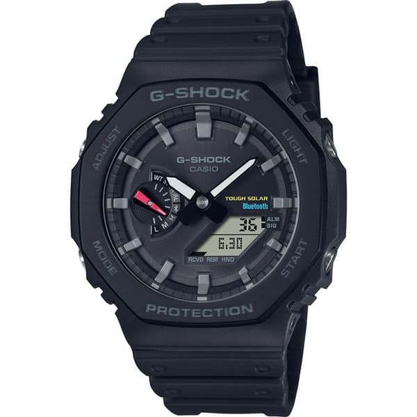 Klocka - Casio - GA-B2100-1AER - Analog/Digital - Svart plastrem - 20 bar