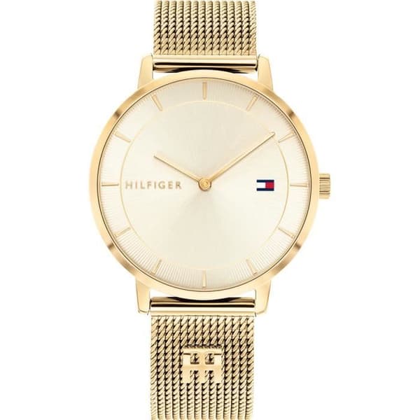 Analog klocka - Tommy Hilfiger - 1782286 - Guld rostfritt stål - 35 mm - Vattentålig 3 bar