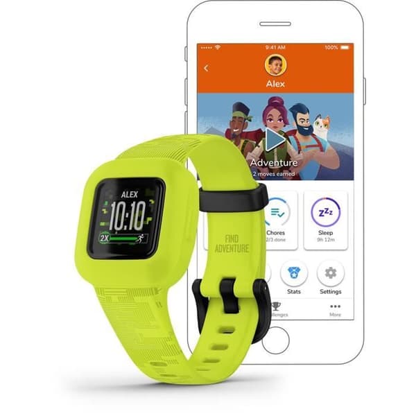 GARMIN vivofit junior 3 - Camo, Grön - Aktivitetsspårare för barn