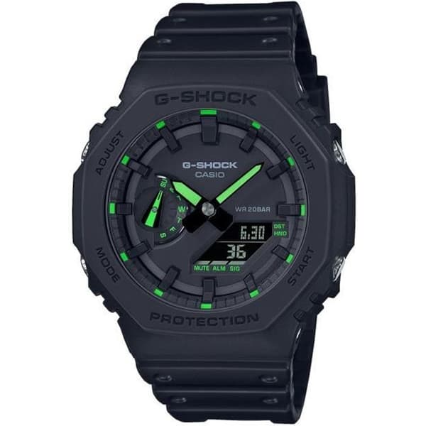 Klocka - CASIO - G-Shock - Svart och grönt harts