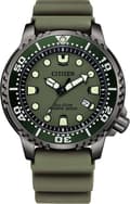 Miniatyrbild 1 av 4: Klocka - Citizen - BN0157-11X - Eco-Drive - Grön silikon - Vattentålig 20 bar