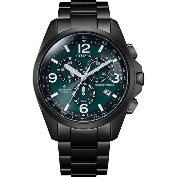 Citizen CB5925-82X Herrklocka - Svart rostfritt stål - Solenergi - 20 Atm - Armband av hög kvalitet