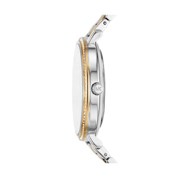 Kvinnoarmbandsur - MICHAEL KORS - PYPER - Tvåfärgad Stål - Rund Boett - Chic Stil