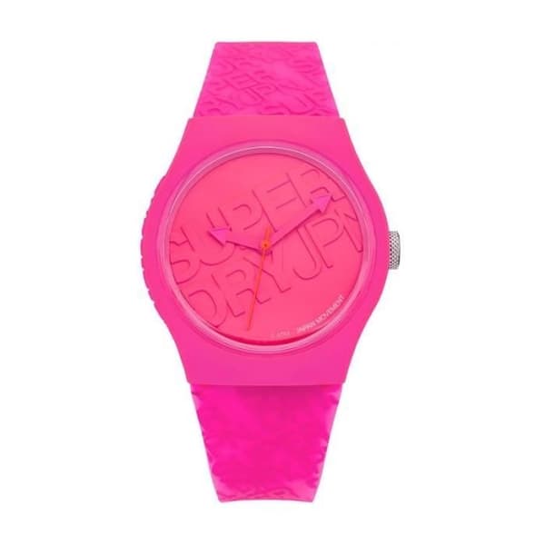 Klocka - Superdry - Urban Silicone Pink - Silikonrem - 50m vattentät - Analog display