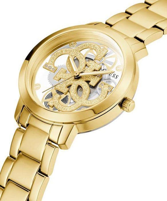 Klocka - GUESS - Lady - Gul - Quartz - Rund - Chic