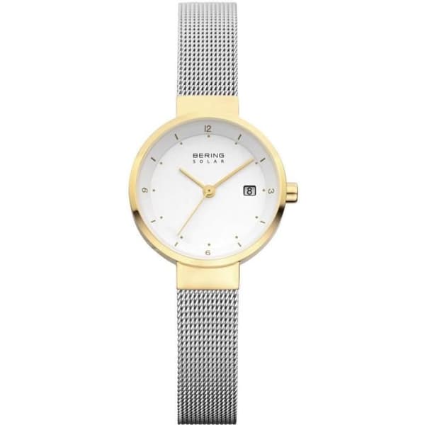 Klocka - Bering - Solar Collection 14426-010 - Guld - Kvarts - Safirglas