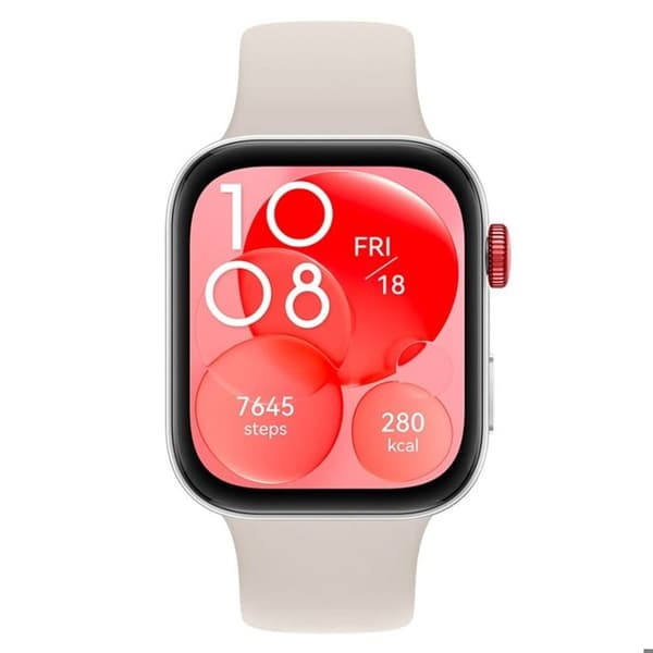 Smartwatch - Huawei - Watch Fit 3 Moon White - 3 ATM vattentät - 18 timmars batteri