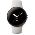 Miniatyrbild 3 av 4: GOOGLE Pixel Watch Smartwatch - 41 mm - Aktivt polerat silver - Kritarmband