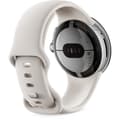 Miniatyrbild 2 av 4: GOOGLE Pixel Watch Smartwatch - 41 mm - Aktivt polerat silver - Kritarmband