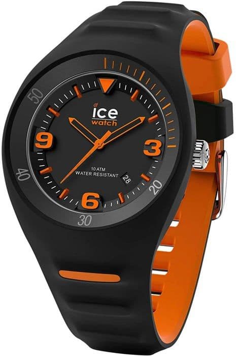 Klocka - Ice-Watch - P. Leclercq Svart orange - Silikon - Svart - Sportigt och modernt