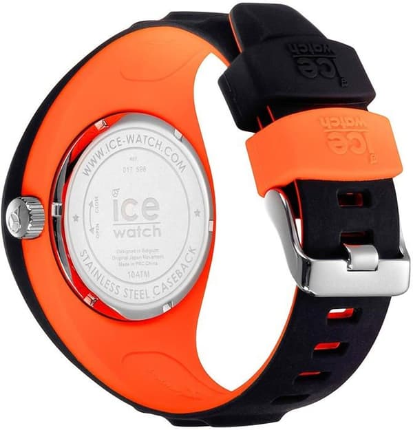 Klocka - Ice-Watch - P. Leclercq Svart orange - Silikon - Svart - Sportigt och modernt