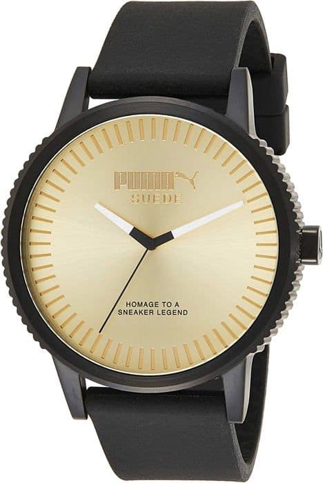 Analog klocka - Puma - PU104101007 - Svart silikon - 45 mm - Vattentålig 10 bar