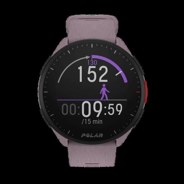GPS-multisportklocka - Polar - Pacer - Lila - Batteritid 35h - Vattentålighet 50m