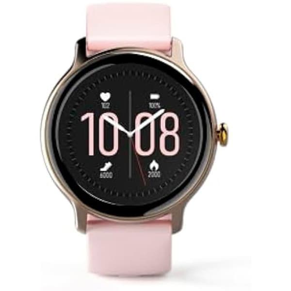 Hama Women's Connected Watch Fit Watch 4910 (Sportklocka, IP68 vattentät, 1,09" pekskärm, Fitness Watch 15 Sports Freq.