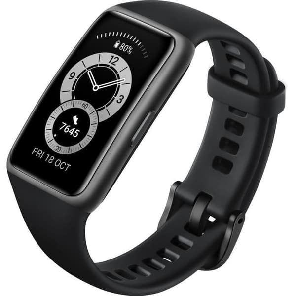 HUAWEI Band 6 - Connected klocka - 1,47" FullView AMOLED-skärm - Svart
