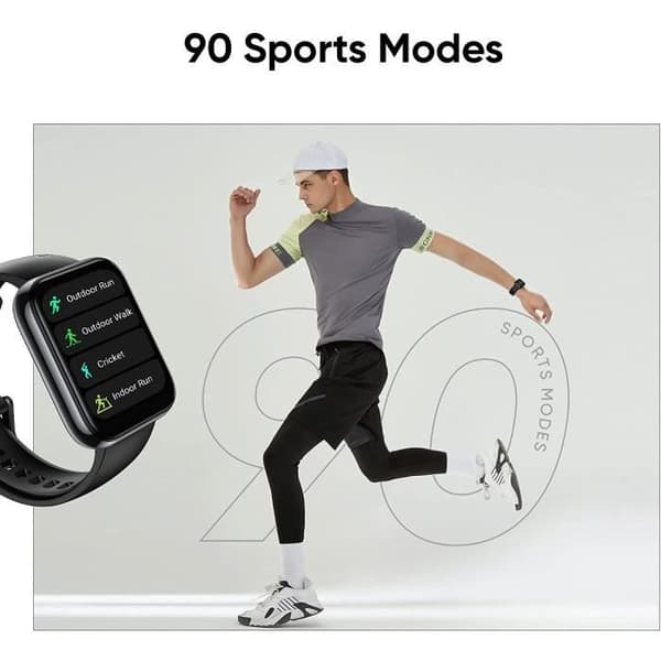 Smartwatch - Realme - Watch 2 Pro - Skärm 1,75'' - Batteritid 14 dagar - IP68 - Svart