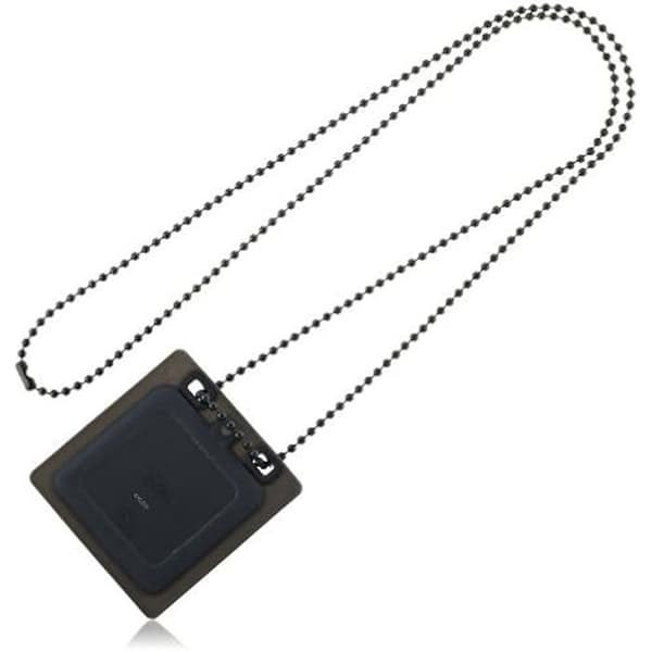 ODM DD102A-1 unisex hängande klocka - digital kvarts - svart stålkula halsband