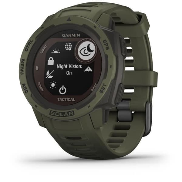 GARMIN Instinct® Solar Tactical Smartwatch, Moss