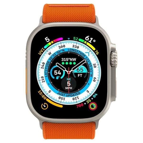 Spigen Fit Lite Ultra - Rem för Apple Watch 42-44-45-49 mm (orange) - 8809896743396