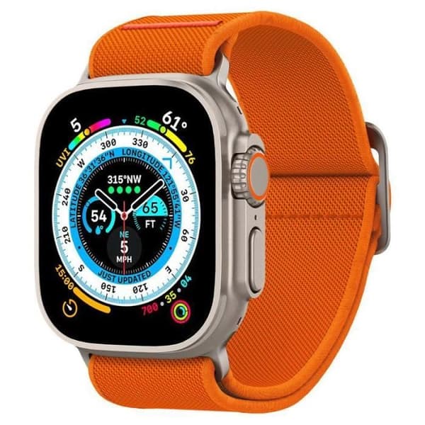 Spigen Fit Lite Ultra - Rem för Apple Watch 42-44-45-49 mm (orange) - 8809896743396