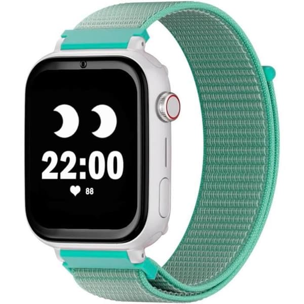 SaveFamily SaveWatch Plus 4G - GPS Smartwatch för Barn Videoanrop Face ID Anpassningsbara Armband Ultra-Tunn Bakgrunder