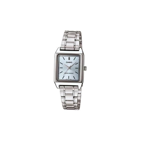 Klocka - CASIO - LTP-V007D-2 - Kvarts - Silver - Analog - Klassisk