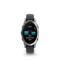 Miniatyrbild 2 av 4: Montre connectée Garmin fenix E AMOLED 47 mm Stål Silver med Graphite armband