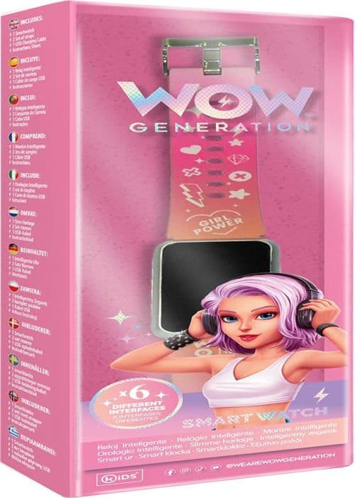 Bluetooth-klocka - uppkopplad klocka - smartklocka Wow generation - WOW00025 - SMARTWATCH med dubbel rem