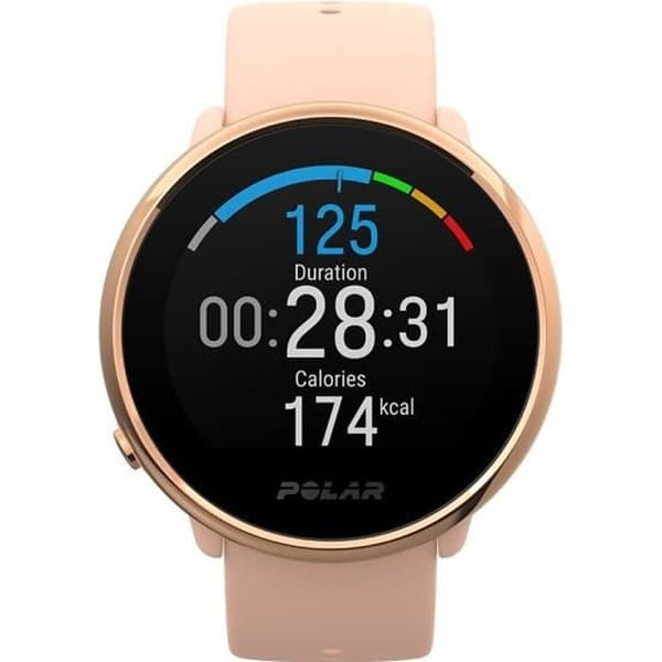 POLAR Ignite Connected Multisport Watch - Rosa och guld - Storlek S