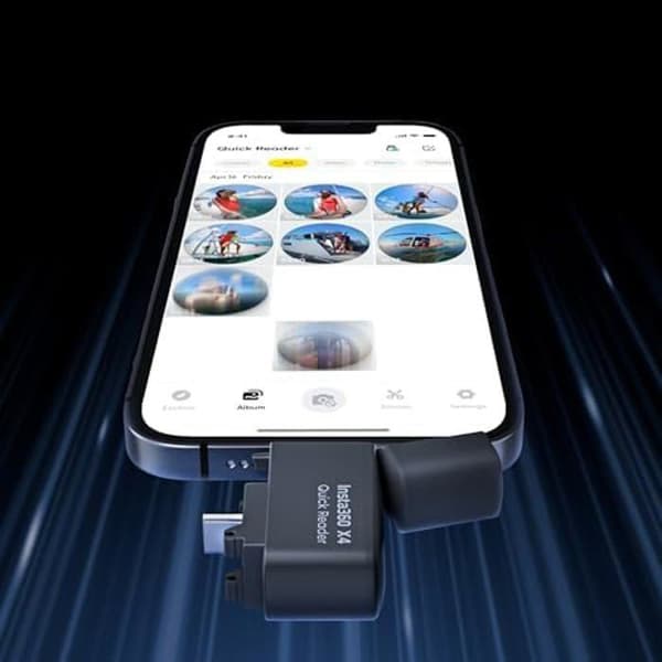 Fast Reader - Insta360 - X4 - Fristående lagringsmodul - Plug-and-Play - Direktanslutning till telefon