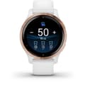 Miniatyrbild 2 av 5: GARMIN Venu 2S - GPS smartwatch - Roséguld - Vit rem
