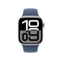 Pikkukuva 2 / 2: Miesten rannekellot Apple MWWA3QL/A Sininen Hopeinen