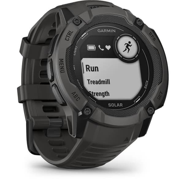 Ansluten GPS-klocka - GARMIN - Instinct 2X Solar Grey