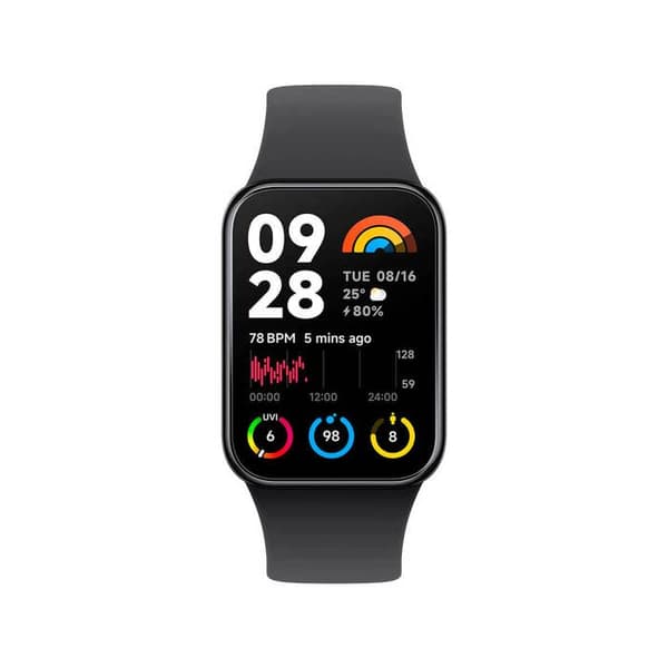 Xiaomi Smart Band 8 Pro Black - 1,74" 14-dagars rektangulär AMOLED-skärm