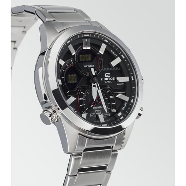 Ur - CASIO - ECB-30D-1AEF - 52,3 mm - Sølv