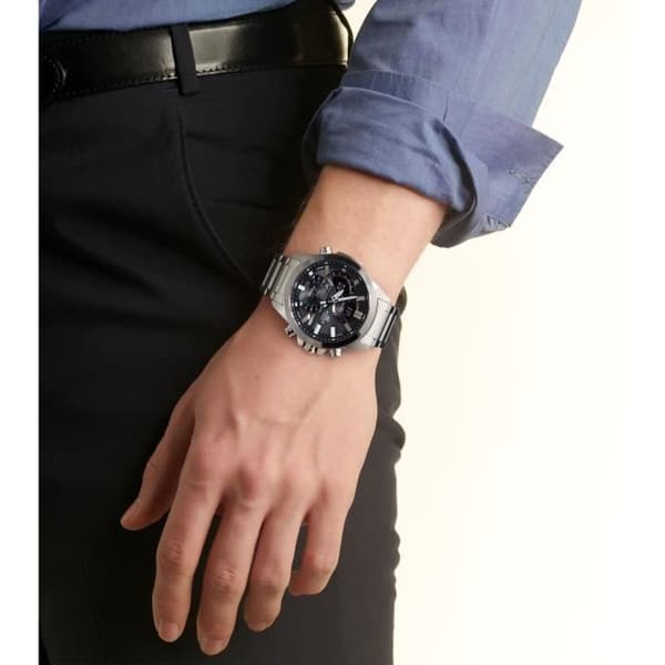 Ur - CASIO - ECB-30D-1AEF - 52,3 mm - Sølv