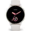 Miniatyrbillede 1 af 5: GPS Smartwatch - GARMIN - Vivoactive 5 - WiFi - 30,4 mm (1,2) - Guldcreme med beige rem