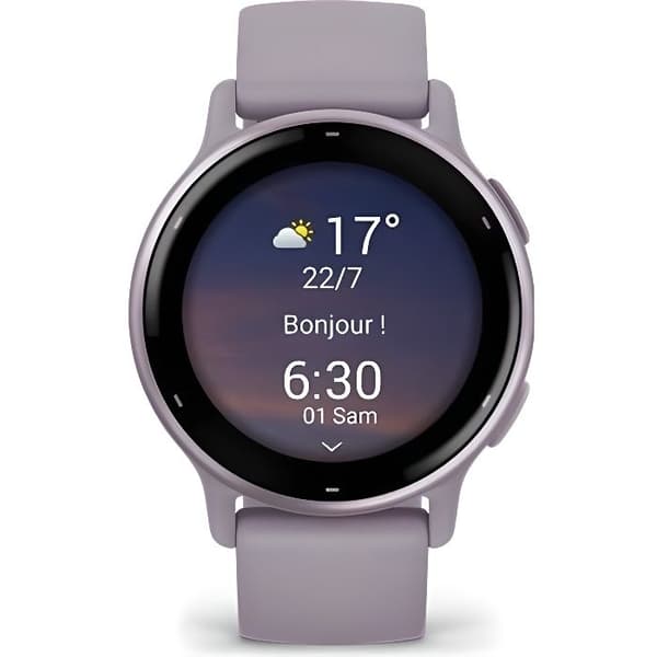 Garmin Vivoactive 5 Metallic Orchid Smartklocka med lila armband