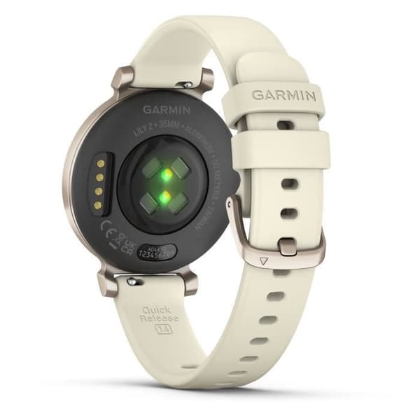 Älykello - GARMIN - Lily 2 - 25.4 x 21.3 mm - Kermanvalkoinen ranneke