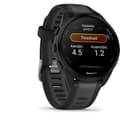 Miniatyrbild 2 av 5: GPS Smartklocka - GARMIN - Forerunner 165 - 1.2 - Svart med svart och grått armband