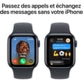 Miniatyrbild 4 av 5: Apple Watch SE GPS + mobil - 40 mm - Aluminiumboett i midnatt - Sportarmband i midnatt - M/L