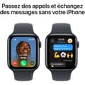 Miniatyrbild 4 av 5: Apple Watch SE GPS + Cellular – 44 mm – Aluminiumboett i midnatt – Sportarmband i midnatt – M/L