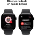 Miniatyrbild 6 av 6: Apple Watch Series 10 GPS - 42mm - Kolsvart aluminiumboett - Svart sportarmband - M/L