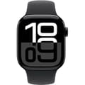 Miniatyrbild 2 av 6: Apple Watch Series 10 GPS - 42mm - Kolsvart aluminiumboett - Svart sportarmband - M/L