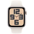 Miniatyrbild 2 av 5: Apple Watch SE GPS - 44mm - Starlight aluminiumboett - Starlight sportarmband - M/L