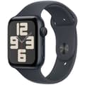 Miniatyrbillede 1 af 5: Apple Watch SE GPS - 44 mm - Aluminiumskasse i midnatsblåt - Sportsrem i midnatsblåt - S/M