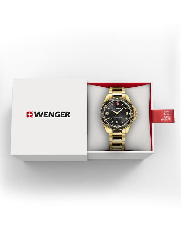 Mens Watch Wenger 01.2031.107, Quartz, 40mm, 20ATM